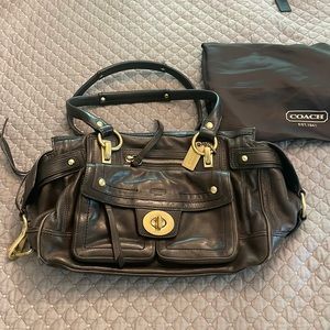 Coach leather handbag